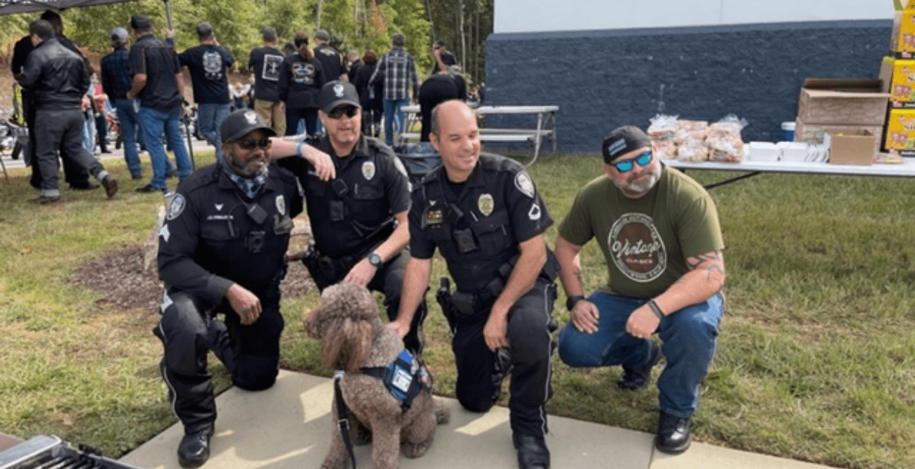 police chiefs ride, charity, greensboro, NC, Harley Davidson, fundraiser